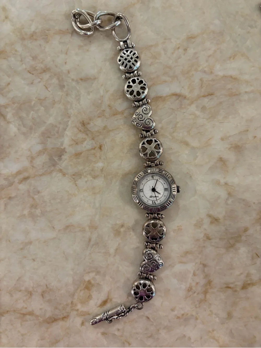 Vintage-Style Silver Tone Women's Bracelet Watch - Brighton